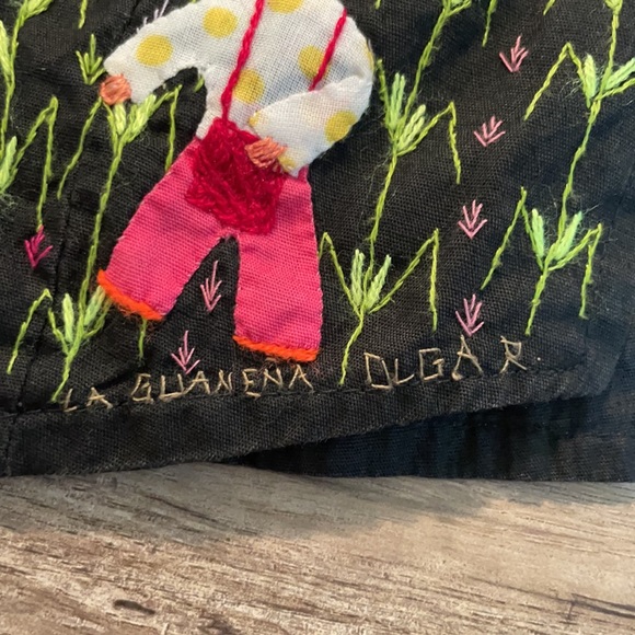 Signed Columbian 100% handmade Appliqué Embroidered Vest - Picture 14 of 16